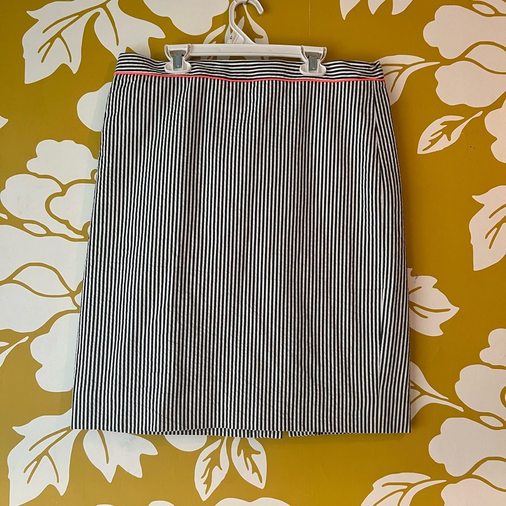 J. Crew The Pencil Skirt Seersucker